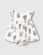 Mayoral Newborn Бебешка памучна рокля