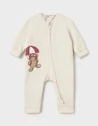 Mayoral Newborn бебешки гащеризон за бебе бежов 2777