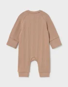 Mayoral Newborn бебешки гащеризон за спане за бебе с памук кафяв 2762