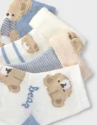 Mayoral Newborn чорапи за бебе 4 броя виолетови 9112