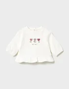 Mayoral Newborn ежедневен комплект за бебе с памук розов 2686