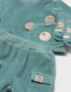 Mayoral Newborn ежедневен комплект за бебе с памук тюркоазен 2669