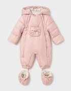Mayoral Newborn гащеризон за бебе розов 2652