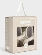 Mayoral Newborn обувки за бебе златни 9158