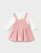 Mayoral Newborn рокля с памук розова 2803