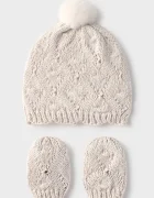 Mayoral Newborn шапка beanie за деца от памучна материя бяла 9121