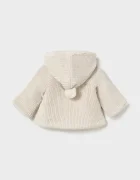Mayoral Newborn жилетка за бебе с памук бежова 2302