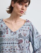 Medicine блуза дамска синя с индийска шарка