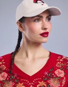 Medicine Памучна шапка с козирка в бежово