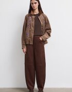 Medicine панталон slouchy дамски кафяв