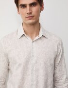 Medicine Риза мъжка памучна бежова индийска