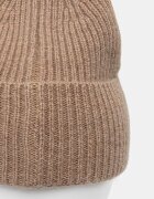 Medicine шапка beanie дамска от кашмир бежова