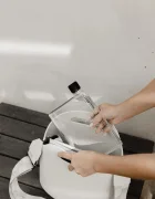 memobottle Бутилка за вода Original A5 750 ml в прозрачен цвят