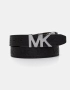 Michael Kors двустранен колан мъжки от кожа черен 39S6LBLY1L