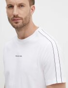 Michael Kors Памучна тениска в бяло с апликация CT4524E1V2