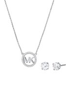 Michael Kors Сребърно колие и обици