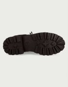 MICHAEL Michael Kors боти дамски от велур Caleb Lug Bootie кафяви 40F6CBFE5S.251