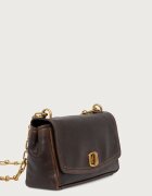 MICHAEL Michael Kors чанта crossbody дамска от кожа BRYANT кафява 30F6AYTL5T