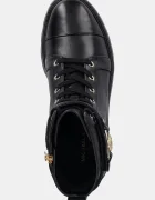 MICHAEL Michael Kors Кожени кубинки Mandy в черно с платформа 40T5MAFE5L.001