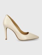 MICHAEL Michael Kors Кожени обувки с тънък ток Alina в бежово 40R4HNHP1L