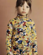 Mini Rodini Детска блуза с дълги ръкави Flowers