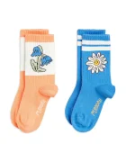 Mini Rodini Детски чорапи Flower (2 чифта)