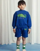 Mini Rodini Детски памучен къс панталон Lizard