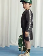 Mini Rodini Детски памучен къс панталон Piano terry