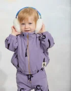 Mini Rodini яке за деца от полар Penguin виолетово 11000366