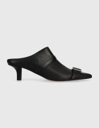 MM6 Maison Margiela Кожени обувки с тънък ток Slipper