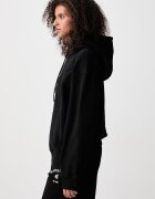 MM6 Maison Margiela суичър с качулка дамски от памук черен S52GU0263-M25025