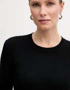 Morgan Рокля в черно къса разкроена RANOS