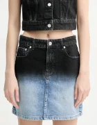 Moschino Jeans Памучна дънкова пола