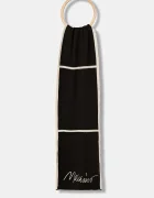 Moschino Шал с вълна в кафяво с десен M3351 30843