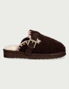 Mou чехли дамски Curly Clog Eskimo кафяви MU.FW101126M