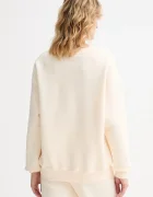 Muuv. Суичър x Answear в бежово с изчистен дизайн