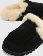 Naked Wolfe чехли сабо дамски от велур Corded черни Corded Black
