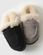 Naked Wolfe чехли сабо дамски от велур Corded черни Corded Black