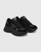Naked Wolfe Маратонки Temple в черно Temple Black Leather Suede