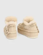 Naked Wolfe Велурени маратонки Beau в бежово Beau Ice Suede
