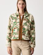 Napapijri суичър с цип дамски Bloom бежов NP0A8B3HFZY1