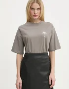Never Fully Dressed Памучна тениска Washed Grey Mystcial Tee