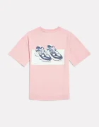 New Balance тениска за деца от памук розова YT62J1FR