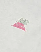New Balance тениска за деца от памук сива YT62B50F
