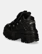 New Rock Кожени маратонки CRUST NEGRO + TANK CASCO NEGRO в черно M-WALL106-S12