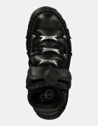 New Rock Кожени маратонки CRUST NEGRO + TANK CASCO NEGRO в черно M-WALL106-S12