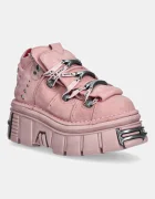 New Rock Велурени маратонки Nobuk Rosa Tower Rosa C73 E14 Acero