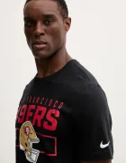 Nike Памучна тениска SS Helmet Essential Tee в черно с принт N199-00A-9B-LQC