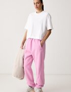 Nike Sportswear спортен панталон дамски от полар розов със стандартна талия IU5217.621
