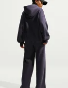 Nike Sportswear спортен панталон дамски с памук Studio Fleece сив IX7048.013